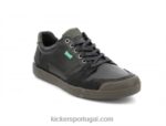 Kickers kick trigolo preto caqui V24TH320 homens