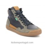 Kickers kick tripartido bege marinho V24TH325 homens