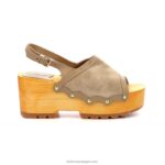 Kickers kick wedge madeira bege claro V24TH13 mulheres - Image 3