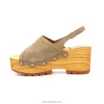 Kickers kick wedge madeira bege claro V24TH13 mulheres - Image 5