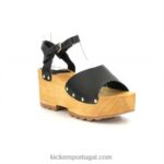 Kickers kick wedge sábio preto V24TH27 mulheres