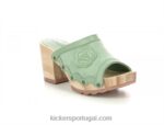 Kickers kick woodstok verde menta V24TH7 mulheres