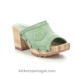 Kickers kick woodstok verde menta V24TH7 mulheres