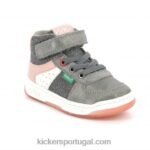 Kickers kickalien cinza rosa prata V24TH980 crianças