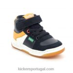 Kickers kickalien marinho branco laranja V24TH1008 crianças
