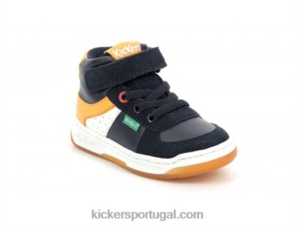 Kickers kickalien marinho branco laranja V24TH1008 crianças