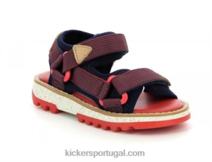 Kickers kickclock vermelho marinho V24TH501 crianças
