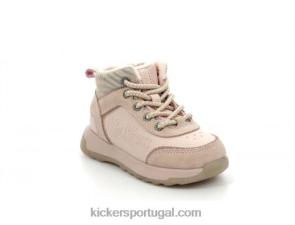 Kickers kickfauna rosa claro V24TH843 crianças