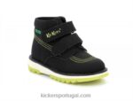 Kickers kickfun preto V24TH813 crianças