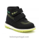 Kickers kickfun preto V24TH813 crianças