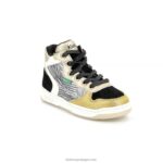 Kickers kicklax zebra preta amarela V24TH944 crianças - Image 2