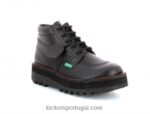 Kickers kickplatform preto V24TH205 mulheres