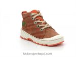 Kickers kickrup camelo laranja V24TH931 crianças