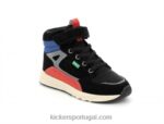 Kickers kikafar preto vermelho azul V24TH942 crianças