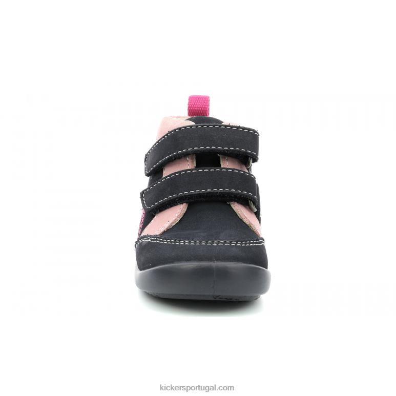 Kickers kinop azul marinho rosa tricolor V24TH927 crianças - Image 6