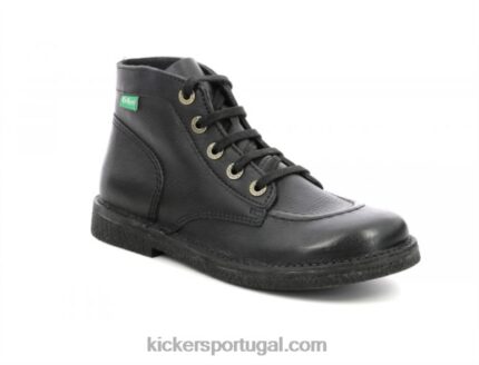 Kickers legendiknew sola preta preta permanente V24TH242 mulheres