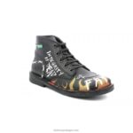Kickers legendknew black graffity V24TH280 mulheres - Image 2