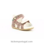 Kickers leopardo bege binsia-2 V24TH756 crianças