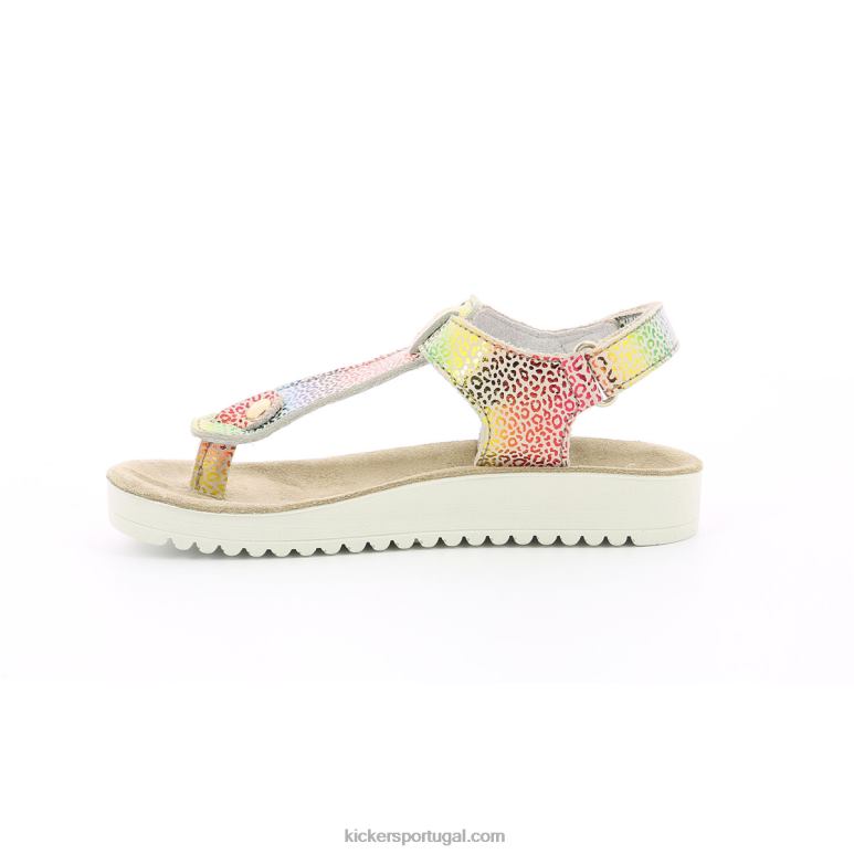 Kickers leopardo multicolor bege odysse V24TH747 crianças - Image 5