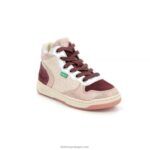 Kickers leopardo rosa bordô kicklax V24TH946 crianças - Image 2