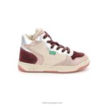Kickers leopardo rosa bordô kicklax V24TH946 crianças - Image 3