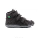 Kickers lohan preto brilhante V24TH949 crianças - Image 3