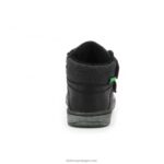 Kickers lohan preto brilhante V24TH952 crianças - Image 4