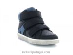 Kickers lohan preto brilhante V24TH955 crianças