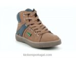 Kickers Lowell camelo azul V24TH969 crianças