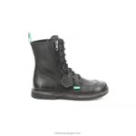 Kickers meetickzip liso preto V24TH237 mulheres - Image 3