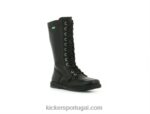 Kickers meetkiknew sola preta preta V24TH246 mulheres