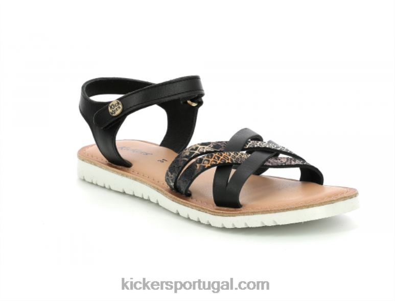 kickers_melhor_novo_reptil_preto_v24th663_criancas.jpg Kickers melhor novo réptil preto V24TH663 crianças - Image 1