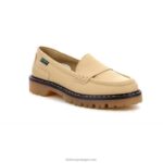 Kickers mocassim deck bege claro V24TH155 mulheres - Image 2