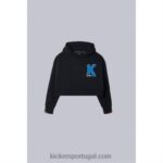 Kickers moletom preto V24TH1067 mulheres