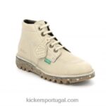 Kickers neorallye 2 bege taupe V24TH265 mulheres