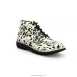 Kickers neorallye bege preto manchado V24TH281 mulheres - Image 2