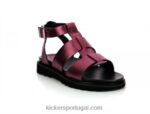 Kickers neorock vermelho metalizado V24TH114 mulheres