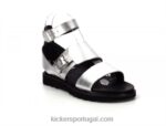 Kickers neostrap prata V24TH68 mulheres
