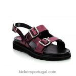 Kickers neoverão vermelho metalizado V24TH112 mulheres