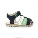 Kickers nonosti verde marinho branco marina V24TH399 crianças - Image 3