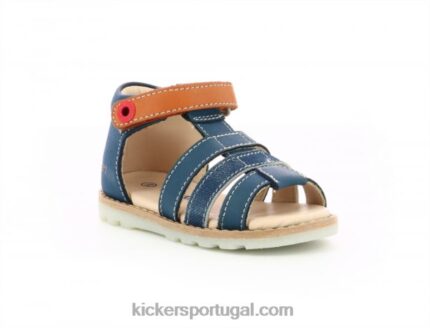Kickers noopi camelo da marinha V24TH455 crianças