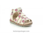 Kickers noopi flor branca V24TH388 crianças