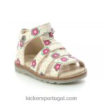 Kickers noopi flor branca V24TH388 crianças