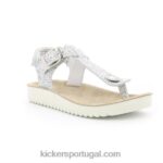Kickers odisse leopardo branco V24TH748 crianças