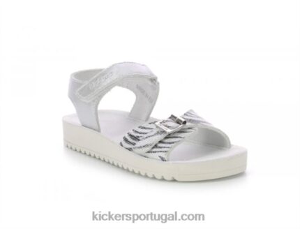 Kickers odyssa zebra prateada V24TH635 crianças