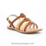 Kickers ouro camelo dixon V24TH658 crianças