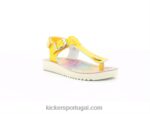 Kickers patente amarela odysse V24TH763 crianças