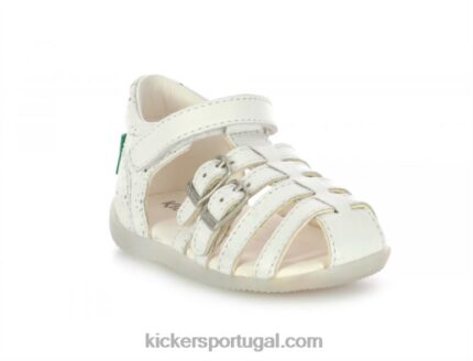 Kickers perfo branco bigkro V24TH534 crianças