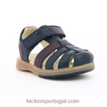 Kickers platina marinha V24TH522 crianças