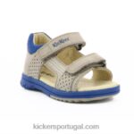 Kickers plazabi cinza azul V24TH390 crianças